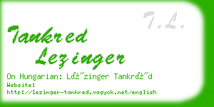 tankred lezinger business card